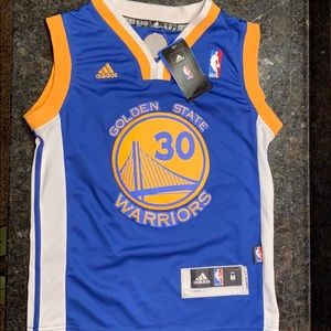 Brand New Warriors Steph Curry Jersey Youth Medium